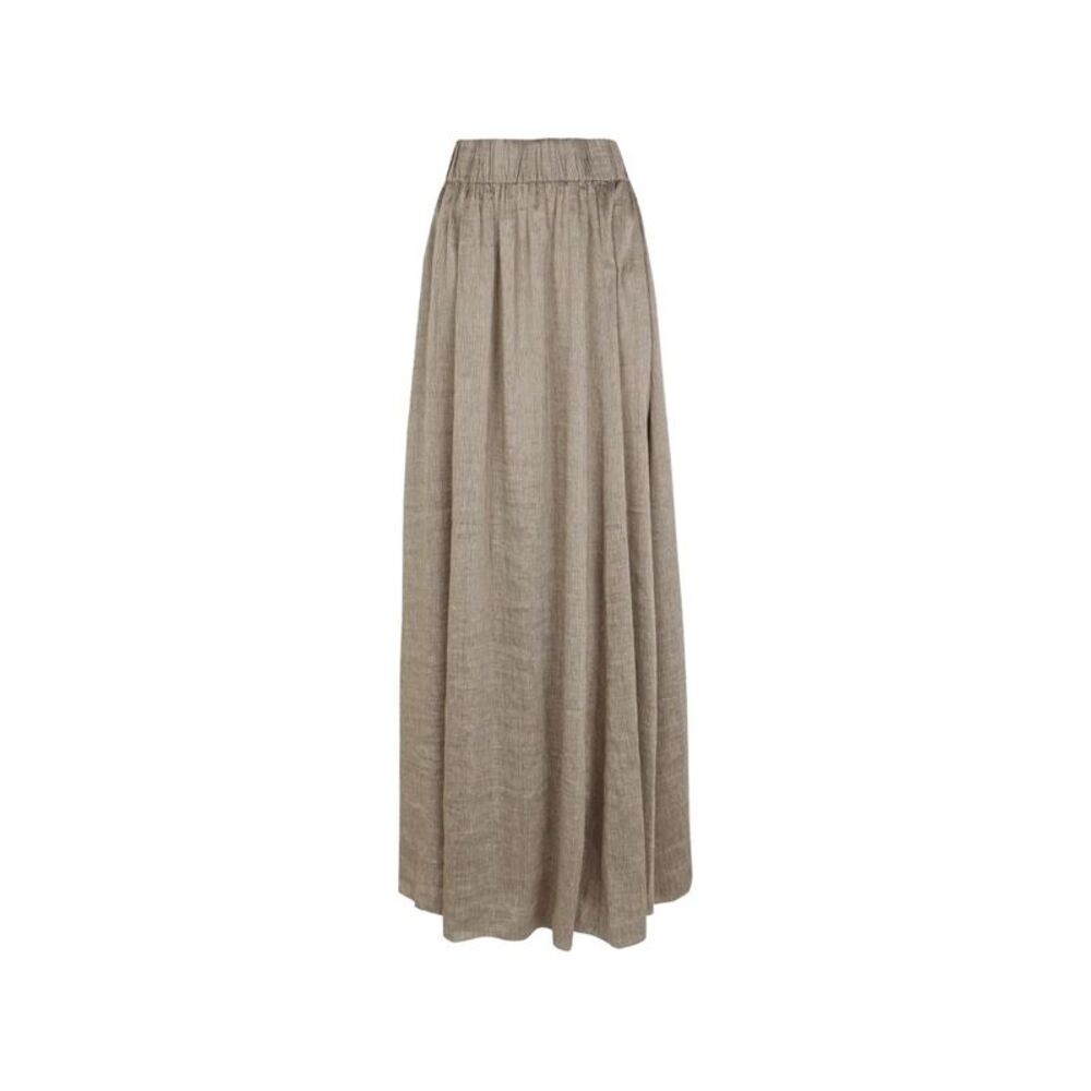 Cortana Women's Aria Linen Long Skirt
